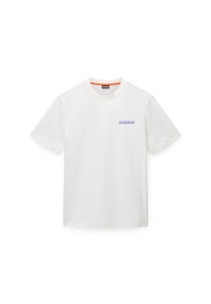 Napapijri GUIDE - Print T-shirt - white heron
