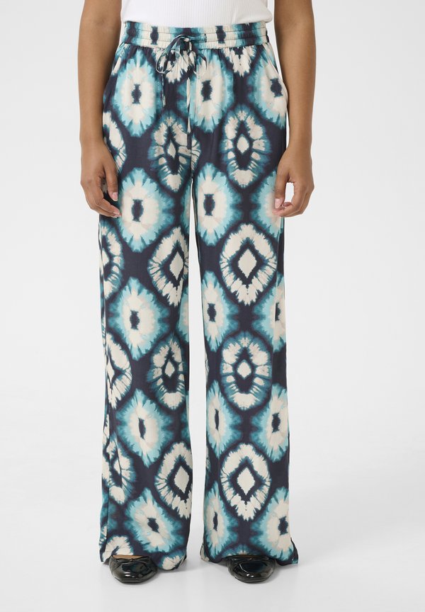CRROSINA - Stoffhose - aqua tie dye