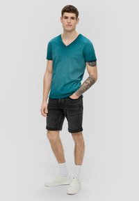 QS T-shirt basic - petrol