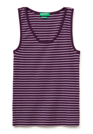 United Colors of Benetton STRIPED TANK TOP IN PURE .. - Top - violet