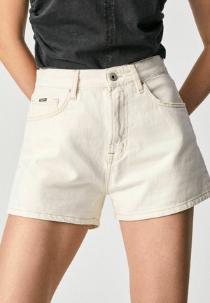 Jeansshorts - white