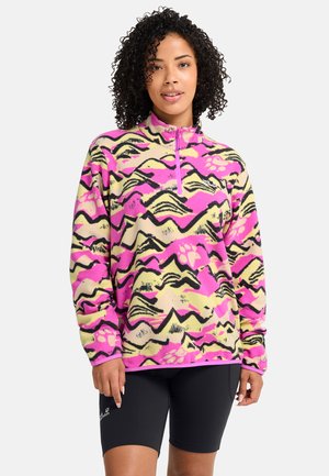 PAW ERA 100 PRINT HZ W - Sweat polaire - mountain paw foxglove