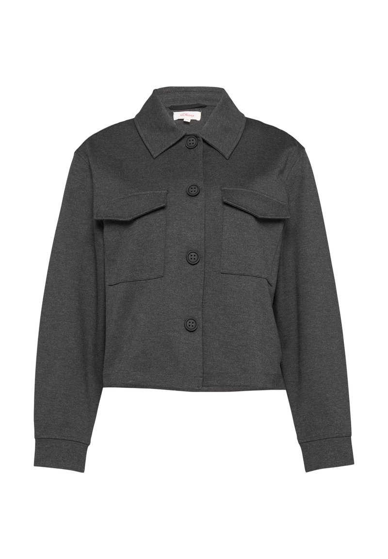 s.Oliver Lichte jas antraciet