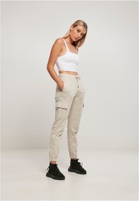 Pantalones De Chándal Para Mujer Urban Classics - Corte Holgado, Cintura Alta Elástica, Bolsillos Laterales, Cómodos