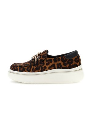 Scarpe con plateau - multicolor-brown