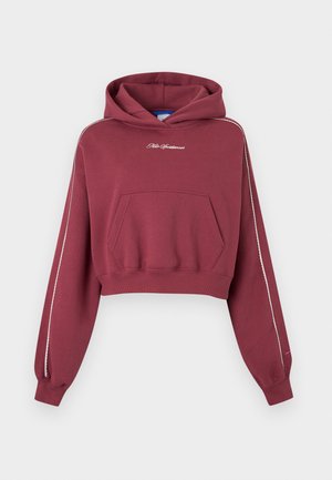 Nike Sportswear, STUDIO FLEECE MEDIUM WEIGHT CROPPED PULLOVER HOODIE - Φούτερ - pink smoke/sail