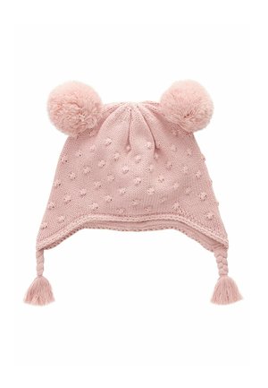 DOUBLE POM TRAPPER - Huer - pink