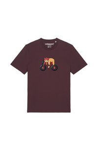 Niet geselecteerd, red brown