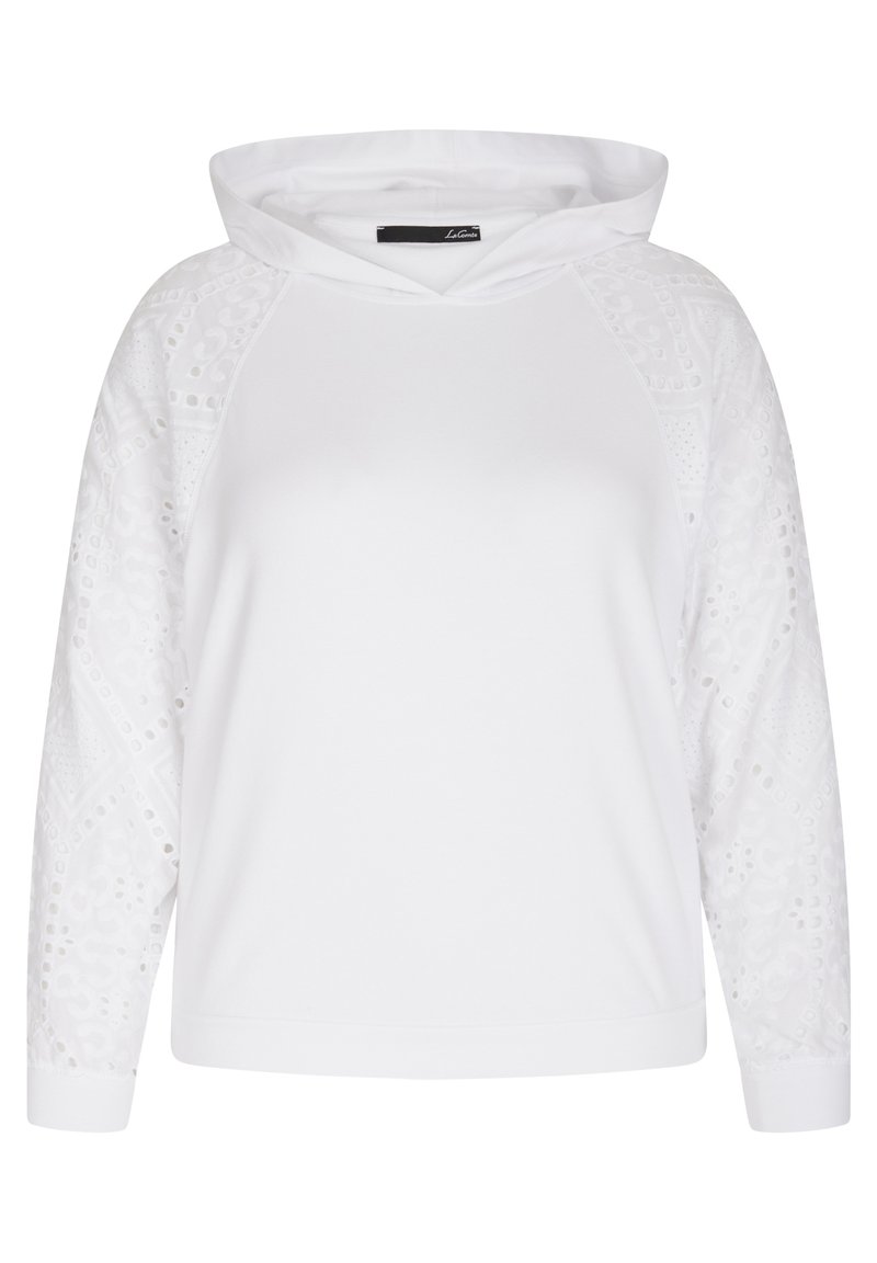 Damen Sweatshirts | LeComte Kapuzenpullover weiß - TE04210 Damen Sweatshirts | LeComte Kapuzenpullover weiß - TE04210