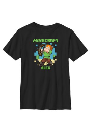 Henry Tiger MINECRAFT SNIPER - T-shirt con stampa - black