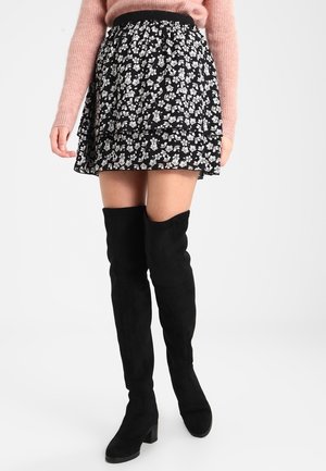 A-snit nederdel - black