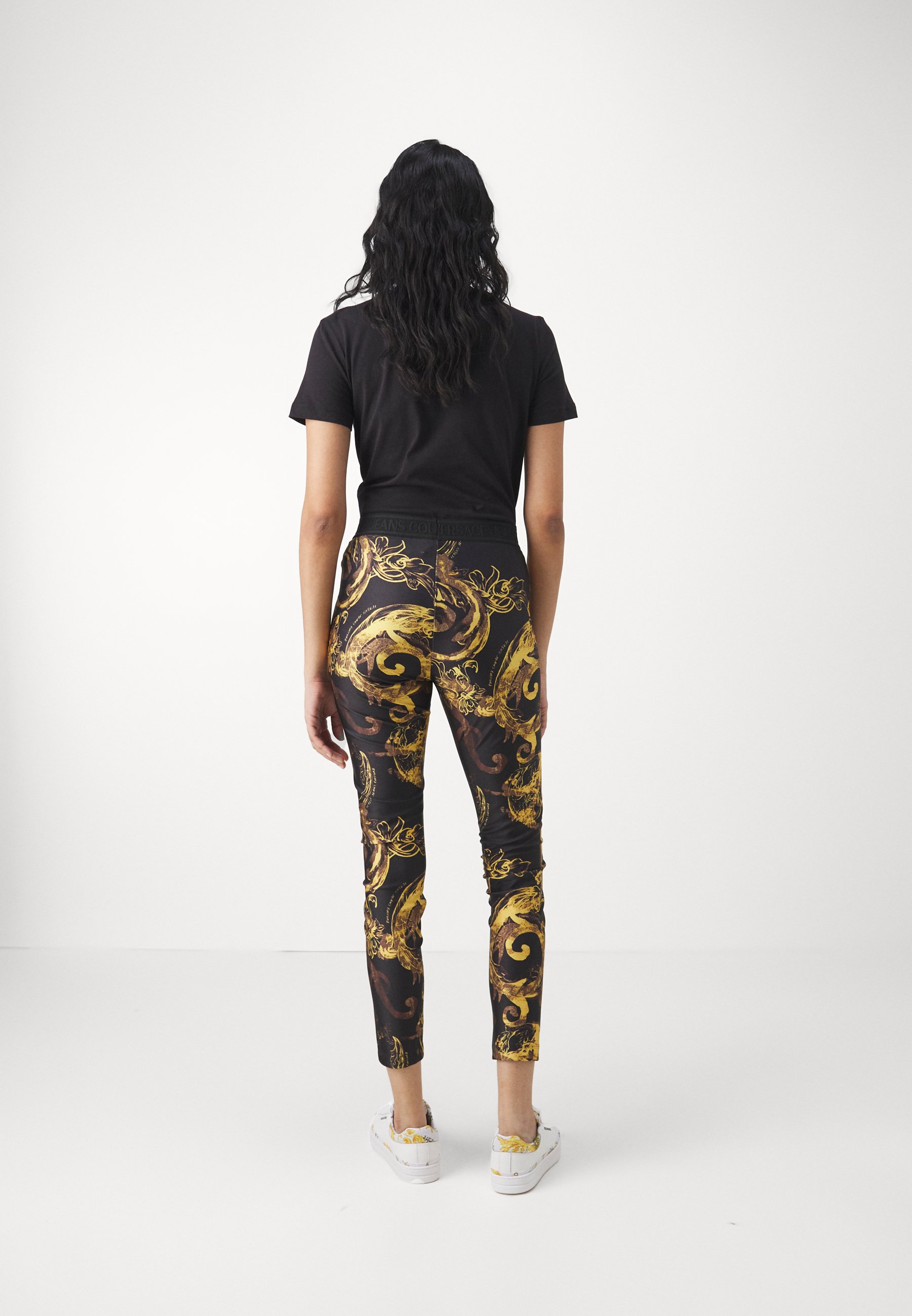 Versace Jeans Couture - Legginsy/czarny - Zalando.pl