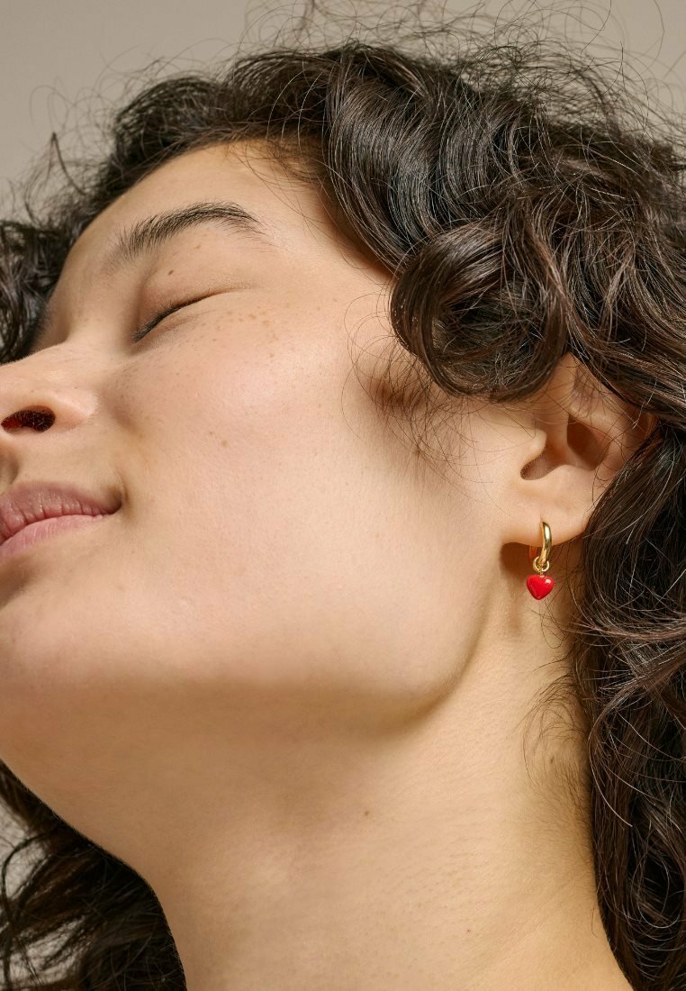 Enamel Copenhagen Ohrringe - red