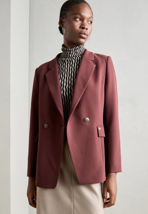 Mos Mosh BELLIS - Blazer - rum raisin