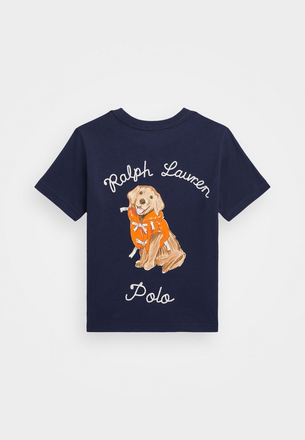 DOG PRINT COTTON JERSEY POCKET TEE - Print T-shirt2