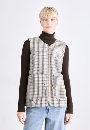 SHELBY CHECK GILET - Vestă - sky