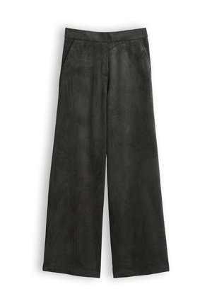 someday., WIDE LEG MID RISE - Trousers - midnight olive
