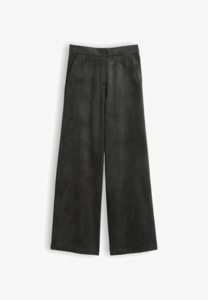 someday., WIDE LEG MID RISE - Trousers - midnight olive
