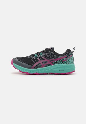 FUJI LITE 2 - Trail running shoes - black/fuchsia red
