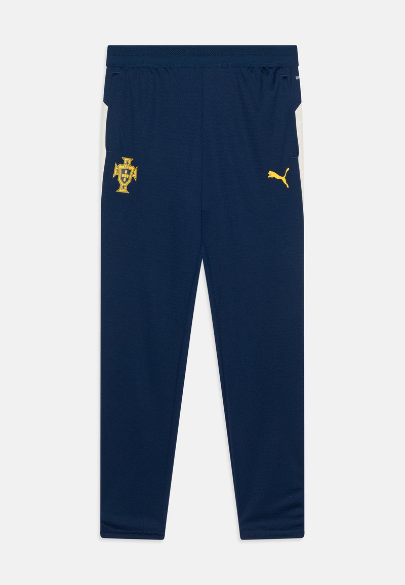 Puma - PORTUGAL FPF TRAINING PANTS JR UNISEX - Nacionalinės rinktinės apranga - persian blue/sugared almond, Padidinti