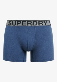 Superdry & Co 3ER PACK - LOGOBUND  - Calzoncillos - navy navy stripe dark indigo marl