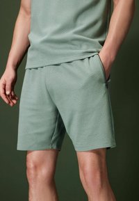 Next BRICK TEXTURED  - REGULAR FIT - Træningsbukser - sage green