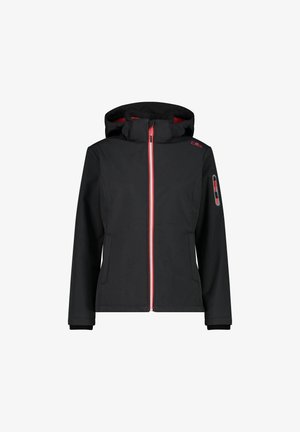 CMP ZIP HOOD - Softshelljacke - grau orange