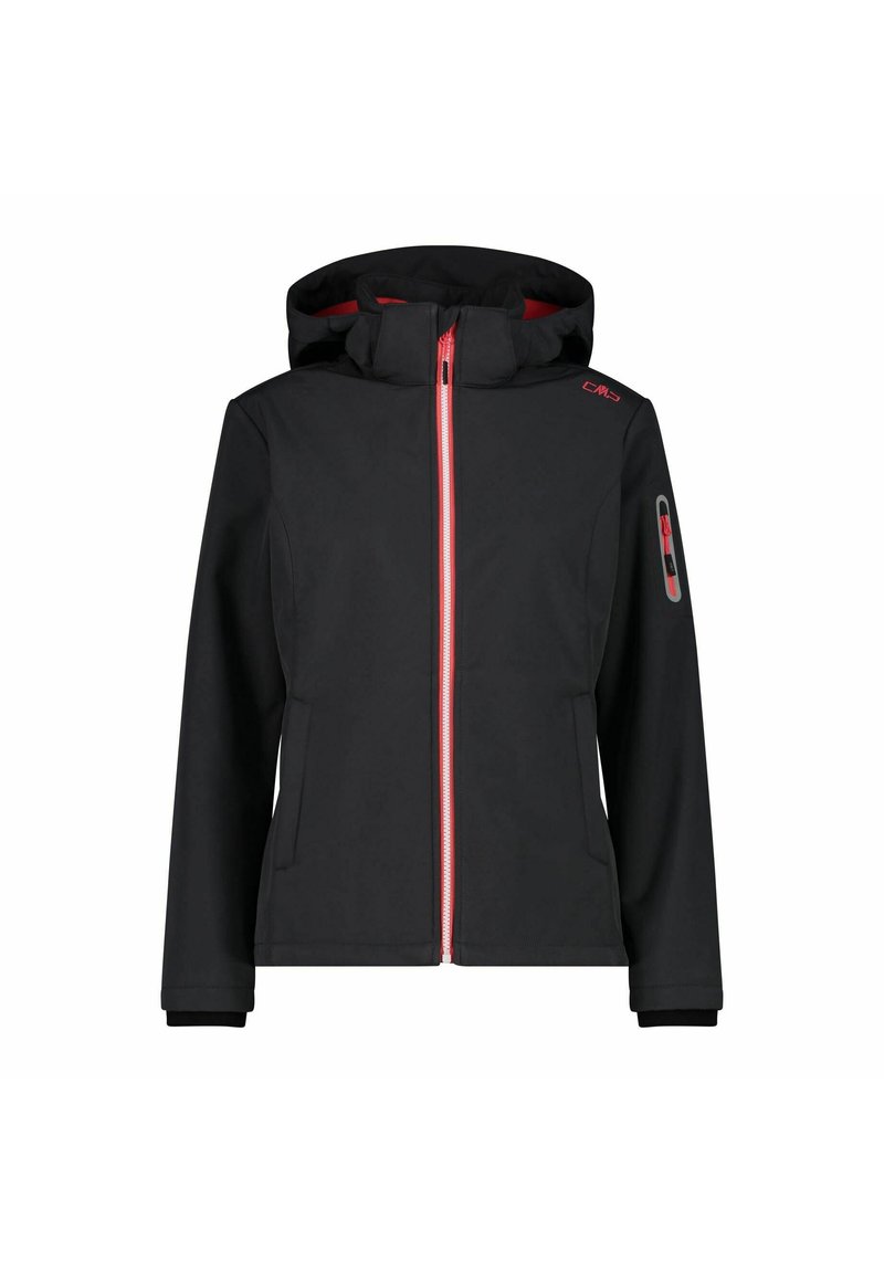 CMP ZIP HOOD - Chaqueta softshell - grau orange