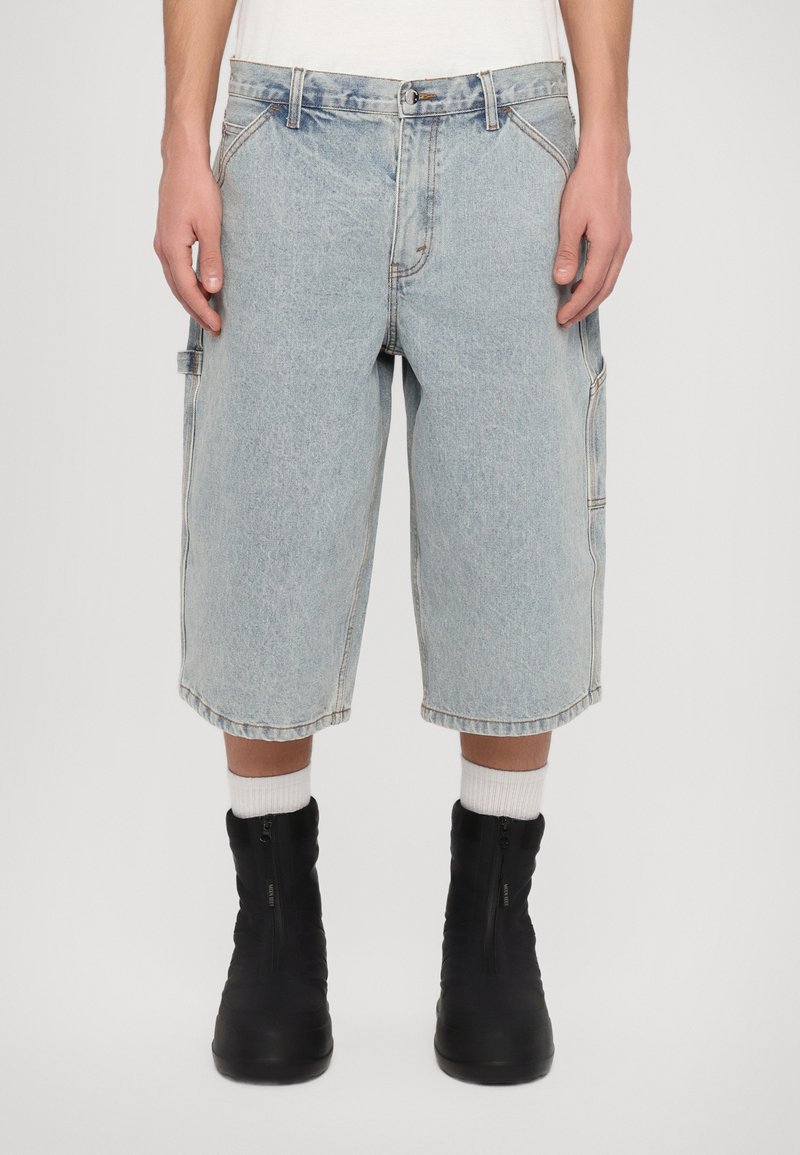 Noon Goons RUNAWAY - Kratke hlače od trapera - washed blue