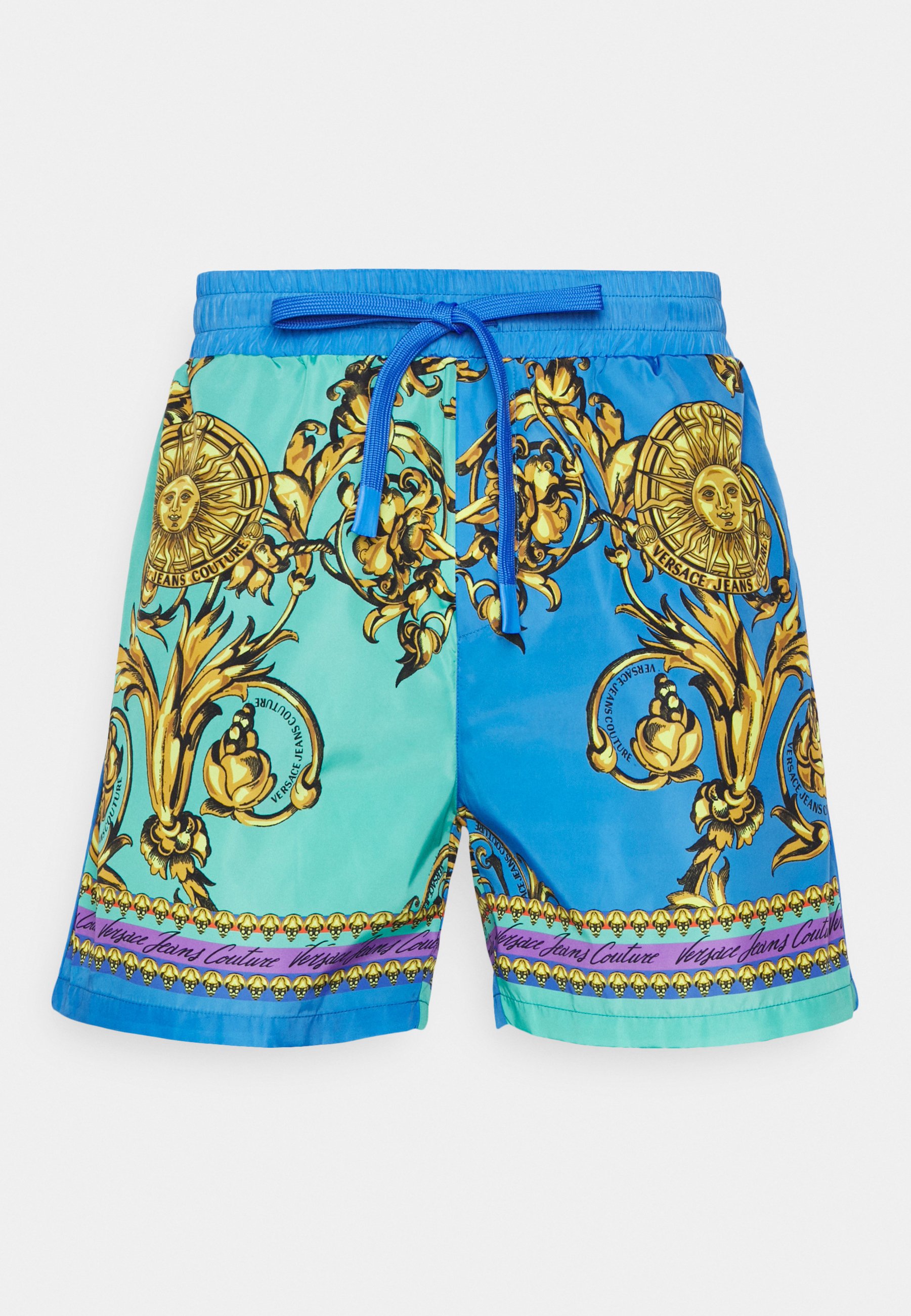 Versace Jeans Couture PLACED GARLAND - Shorts - gold/gold-coloured -  Zalando.de