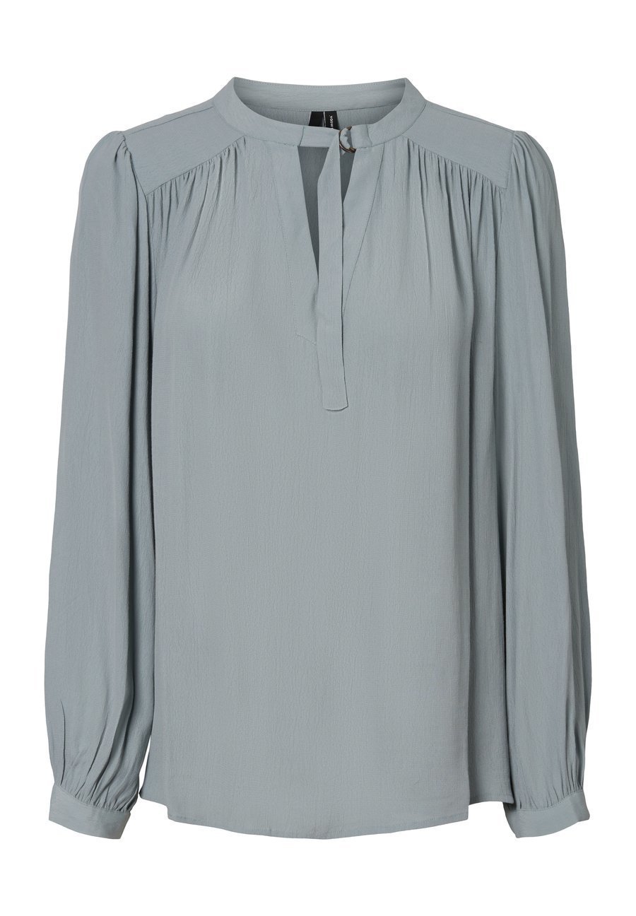 Black Bluse med bindebånd Violeta by MANGO Bluser Black Bluse med bindebånd Violeta by MANGO Bluser
