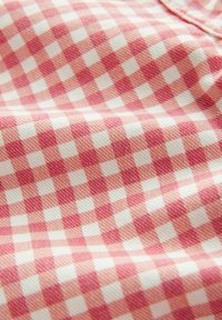 CROPPED - Egyenes szárú farmer - red white gingham