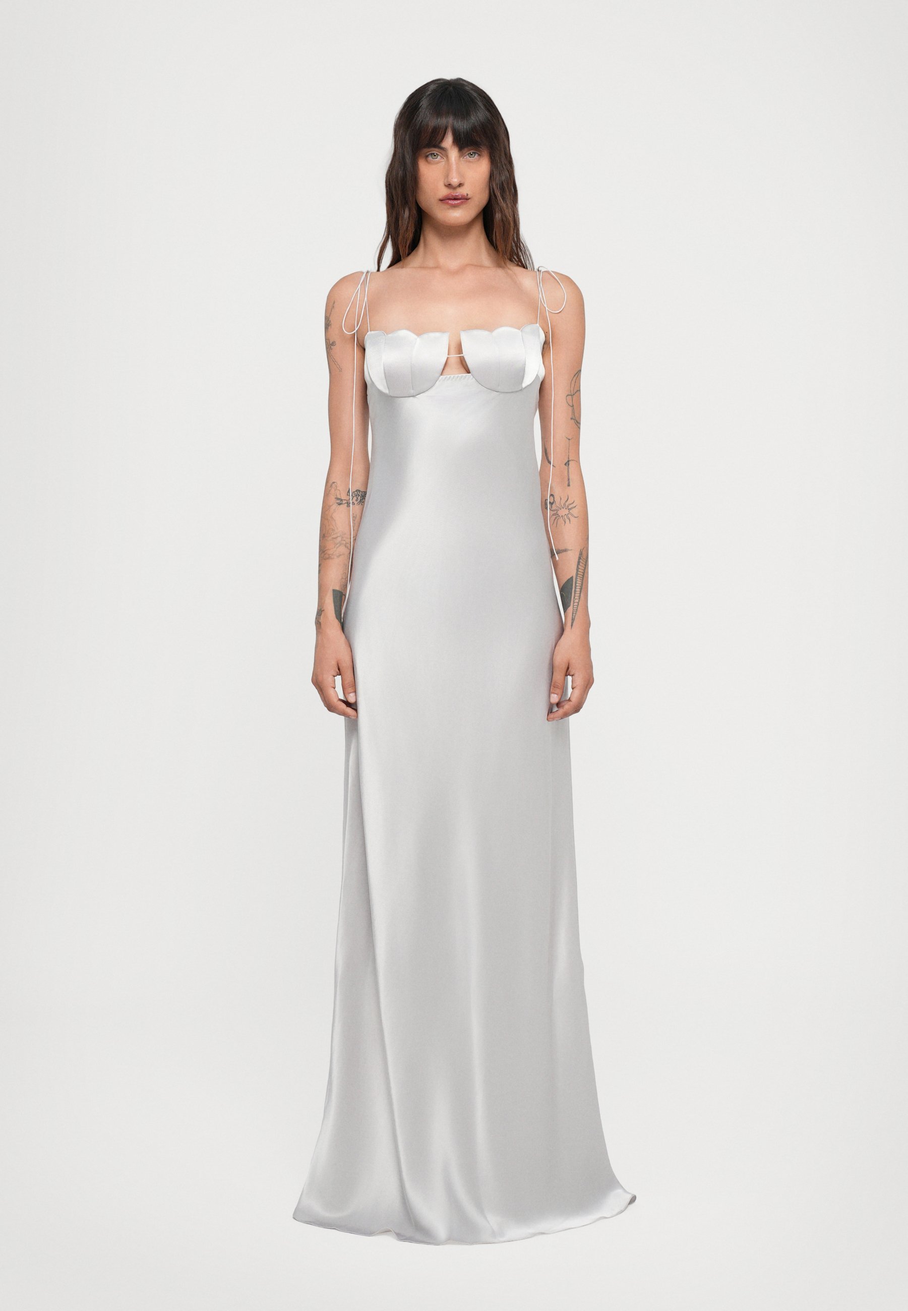 Anna October TULIP MAXI DRESS - Occasion wear - silver coloured/silver-coloured - Zalando.co.uk