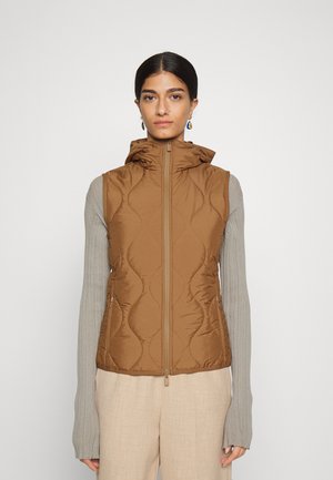 MICENEA - Waistcoat - cammello