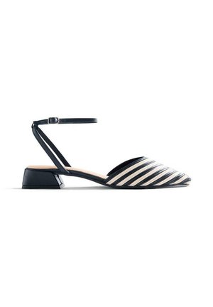 STRIPED SLINGBACK CLAWSON - Escarpins - off-white