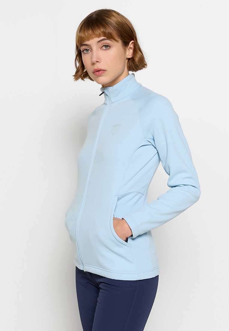 Bluză de molton cu fermoar