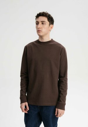TEJAS - Langarmshirt - dunkelbraun