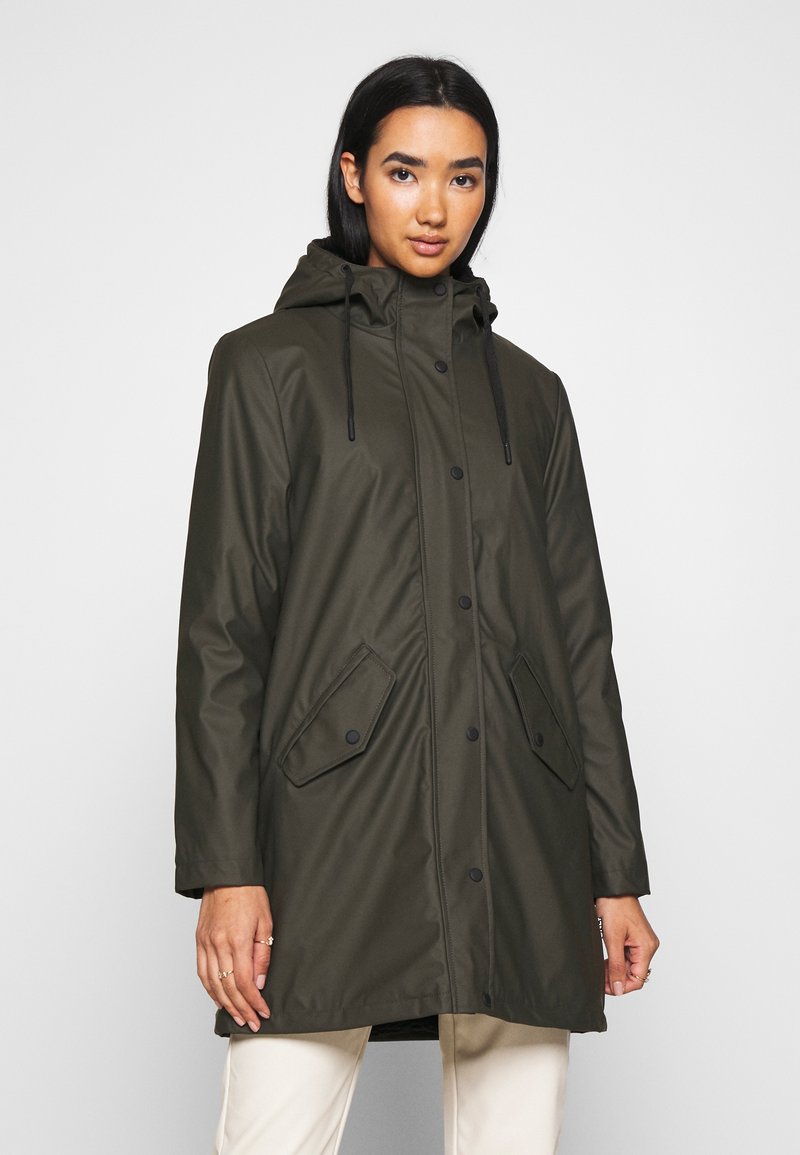ONLY ONLSALLY RAINCOAT - Manteau d'hiver - rosin/black