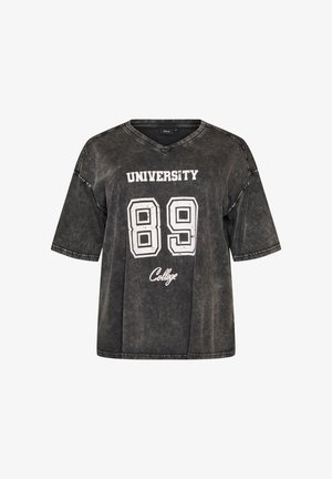 Zizzi, T-shirt print - schwarz