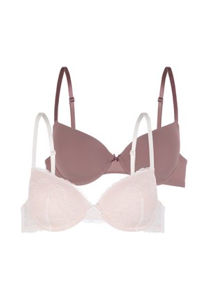 DORINA, 2 PACK - Σουτιέν με μπανέλα - white