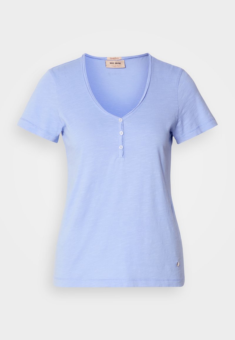 MOS MOSH T-shirt basic lichtblauw