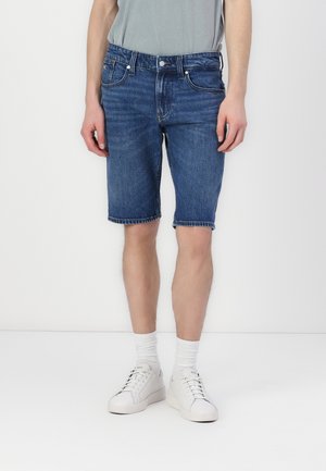 Shorts di jeans - dark-blue denim