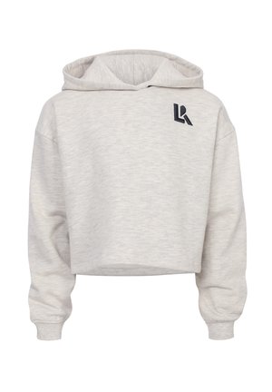 SNOW MELEE BACK PRINT - Hoodie - ecru melee