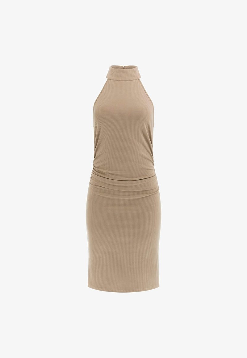Guess MITTELLANGES BODYCON - Cocktail dress / Party dress - beige - Zalando Guess MITTELLANGES BODYCON - Cocktail dress / Party dress - beige - Zalando