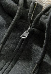 Next BORG LINED HOODIE  - Ľahká bunda - slate grey