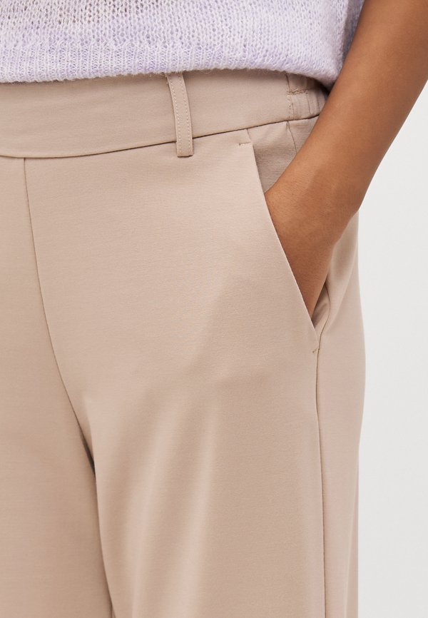 ONLPOPTRASH STRAIGHT - Trousers - beige2