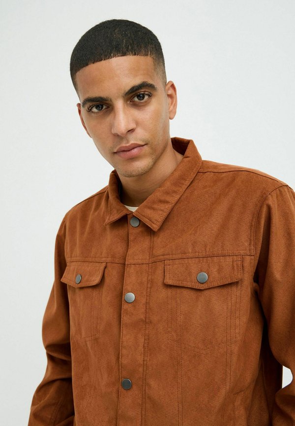 BHJacket - Faux leather jacket - toffee2