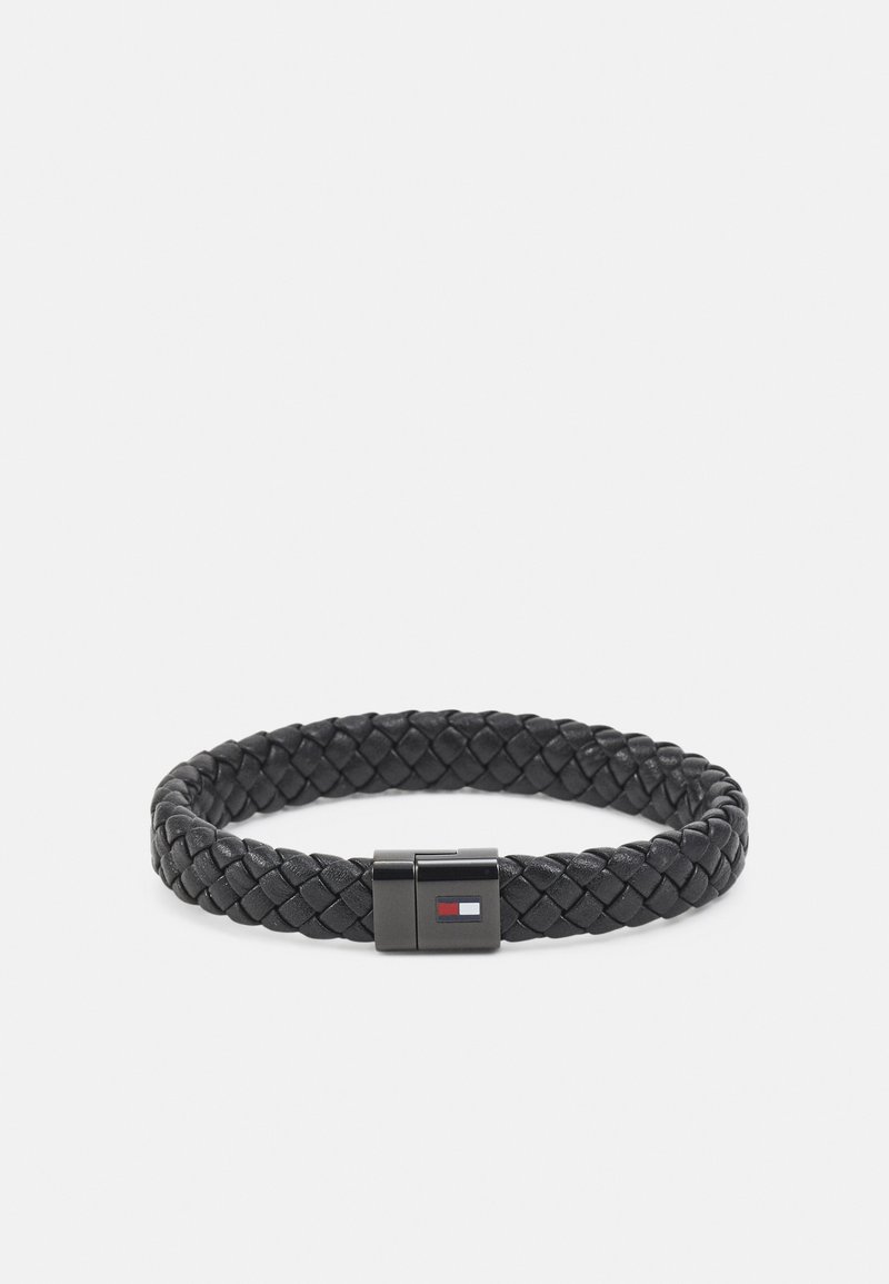 Tommy Hilfiger ROUND BRAIDED BRACELET - Bracelet - schwarz