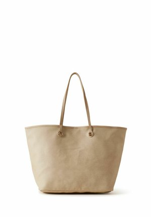 Borbonese FLIGHT LARGE SHOPPING BAG - Tote bag - beige