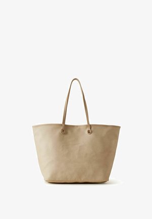 Borbonese, FLIGHT LARGE SHOPPING BAG - Shopping bag - beige
